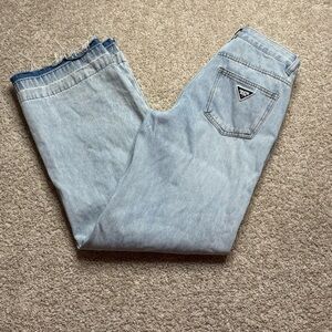 White Fox Relaxed Hem Wide Jeans